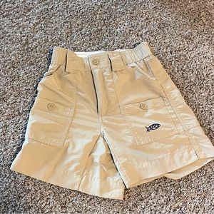 AFTCO boys khaki original fishing shorts